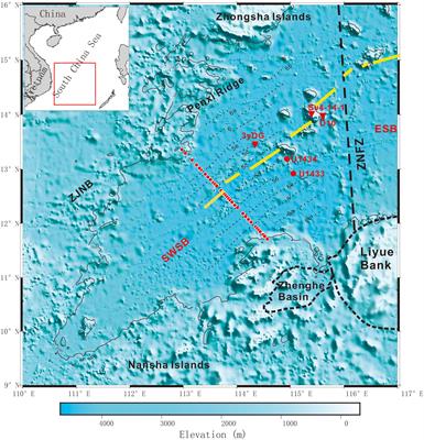 Deep electrical imaging of the extinct oceanic ridge in the southwestern sub-basin of the South China Sea